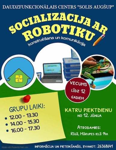 Sociālo prasmju attīstības grupu nodarbības bērniem ar robotiku - konstruēšana un komunikācija 2020.gadā Sociālo prasmju attīstības grupu nodarbības bērniem ar robotiku - konstruēšana un komunikācija 2020.gadā