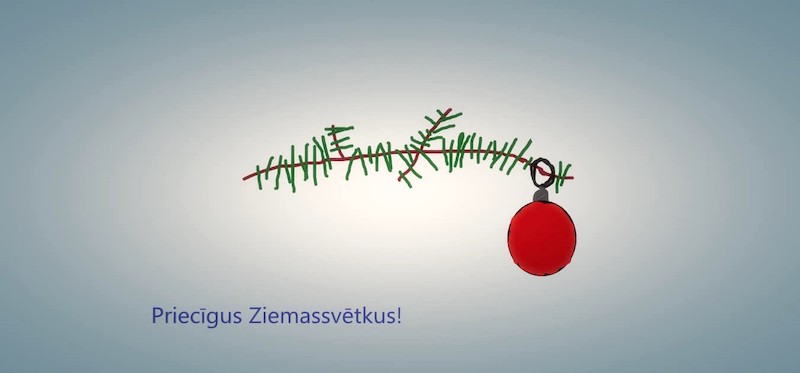 Apsveikumu atklātnes Adventē, Ziemassvētkos un Jaunajā gadā!